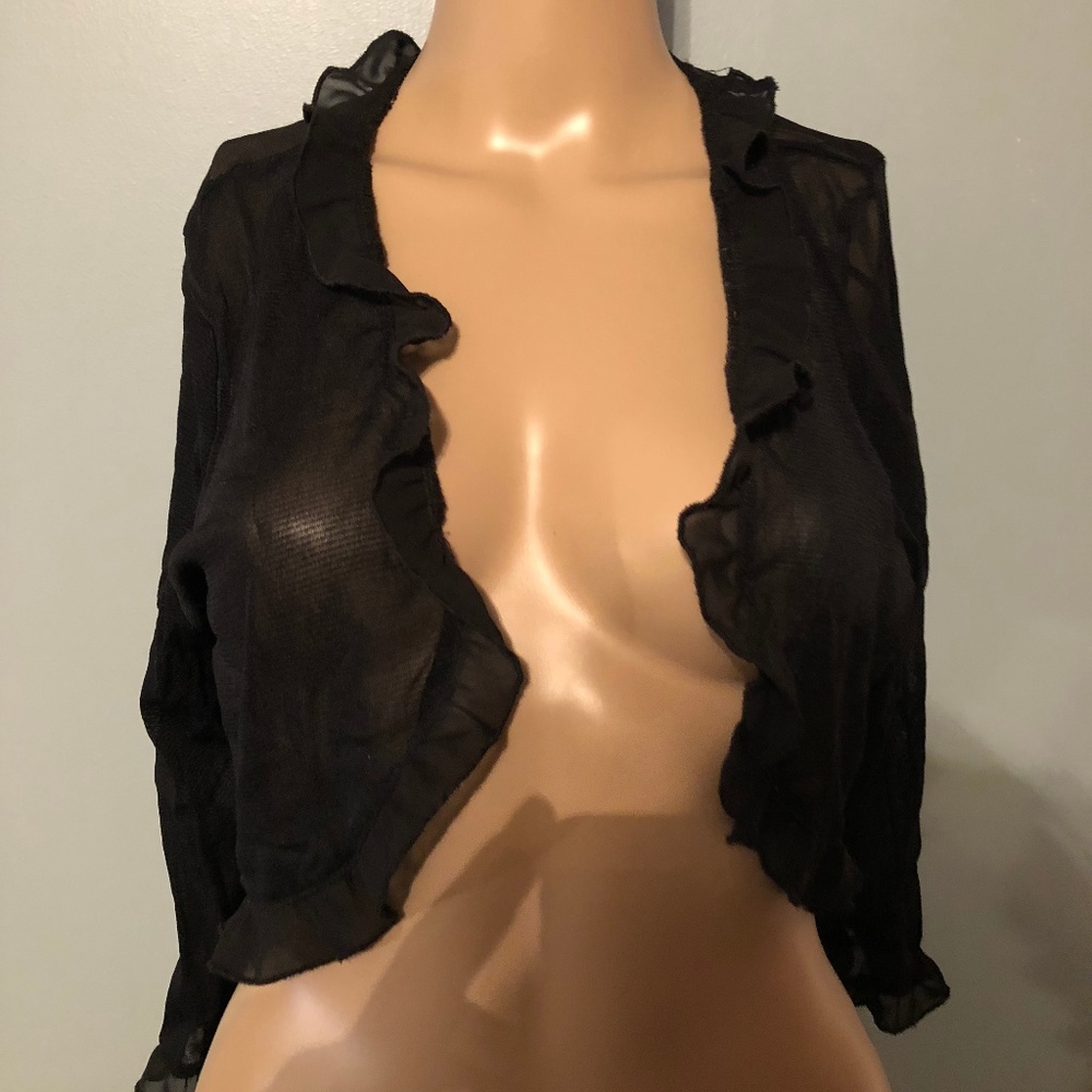 Dressbarn Collection Women's Small Black Top